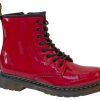 Dr Martens 1460 Junior/Delaney Red Patent Leather 9 15382602 2