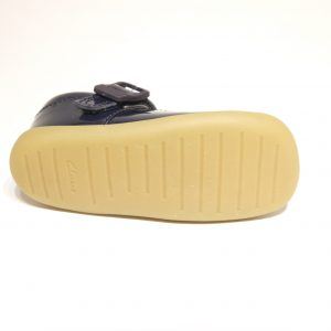 Clarks Roamer Star T Navy Patent Leather - Image 3