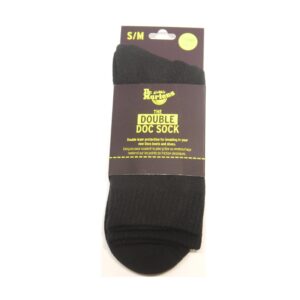 Dr Martens Double Doc Sock Black/Black