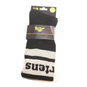 Dr Martens Athletic Logo Sock Black/White/Black