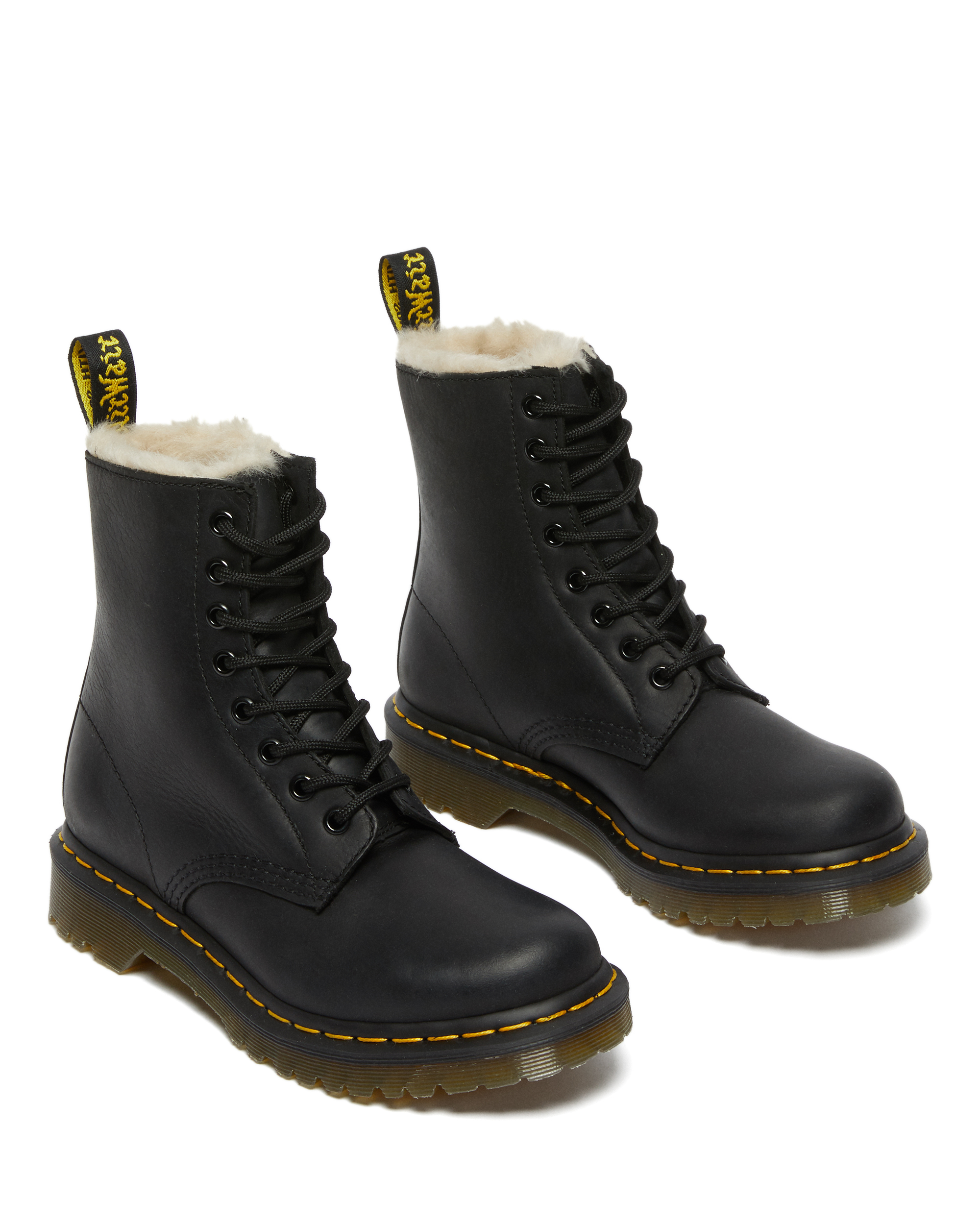 Dr Martens 1460 Serena Black Burnished Wyoming 4 Dr Martens 1460 Serena Black Burnished Wyoming - Image 4