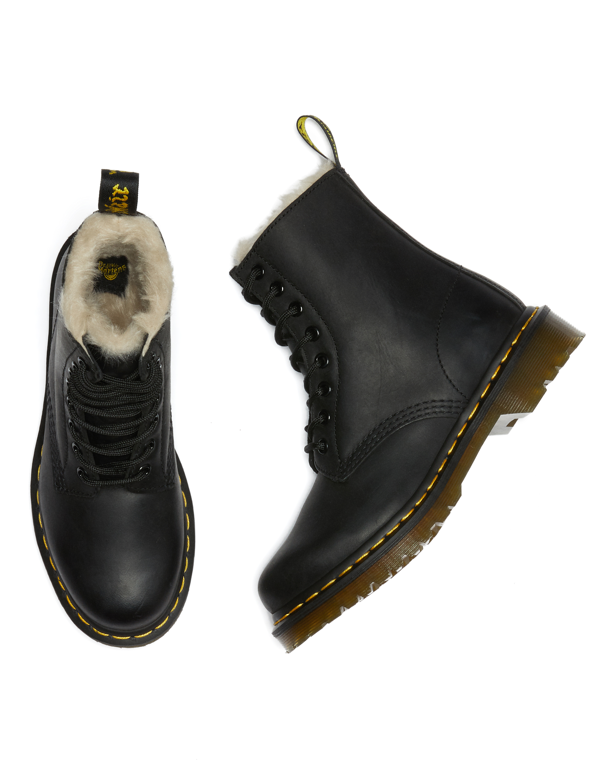 Dr Martens 1460 Serena Black Burnished Wyoming 2 Dr Martens 1460 Serena Black Burnished Wyoming - Image 2