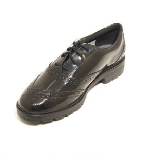 Alternative view of Clarks Loxham Brogue Y Black Patent Leather