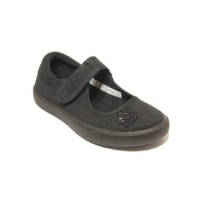 Clarks Hopper Go Black Fabric