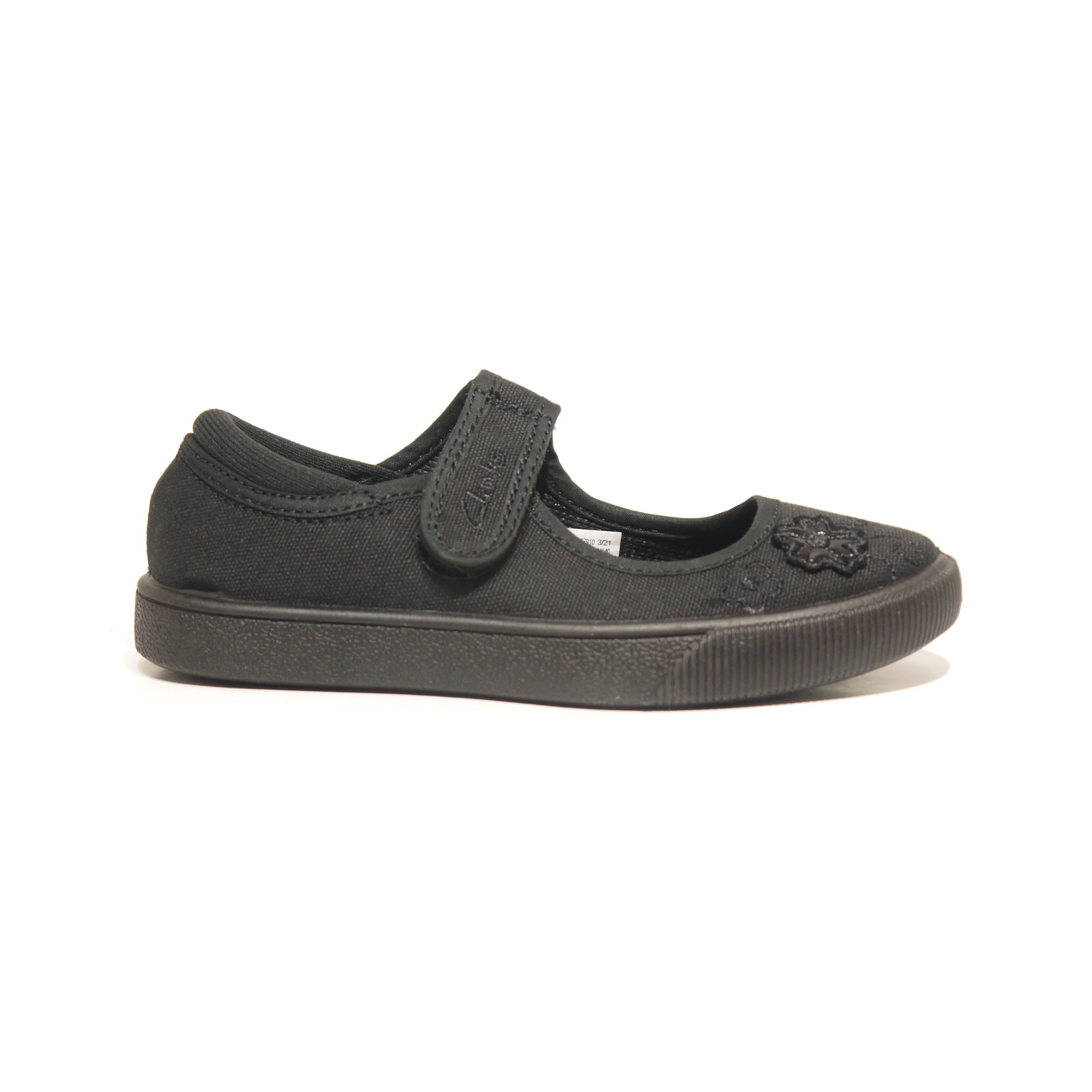 Clarks Hopper Go Black Fabric 4 Clarks Hopper Go Black Fabric - Image 4