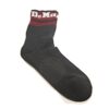 Dr Martens Athletic Logo Sock Black/Cherry Red/White Blend 4 P1320490