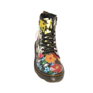 Dr Martens 1460 Junior Black Floral Mash Up 6 Dr Martens 1460 Junior Black Floral Mash Up - Image 3