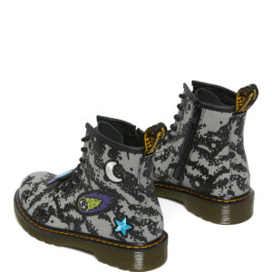 Dr Martens 1460 Toddler/Junior Space Hydro Black/Grey - Image 3