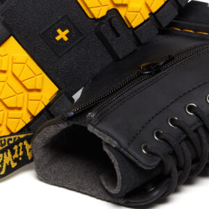 Alternative view of Dr Martens 1460 Junior Black Yellowstone Wintergrip WP & HI Suede