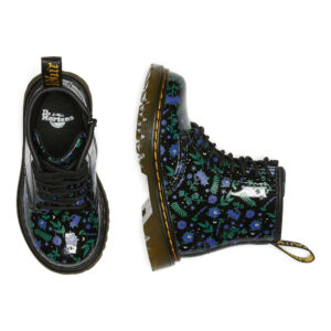 Dr Martens 1460 Junior Mystic Garden Floral Patent Lamper Black Multi 7 Dr Martens 1460 Junior Mystic Garden Floral Patent Lamper Black Multi - Image 3