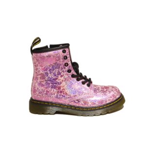Dr Martens 1460 Junior Pink Disco Crinkle 7 Dr Martens 1460 Junior Pink Disco Crinkle - Image 4