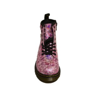 Dr Martens 1460 Junior Pink Disco Crinkle 6 Dr Martens 1460 Junior Pink Disco Crinkle - Image 3