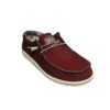 Hey Dude Wally Sox Triple Needle Karanda Red 8 P1360278