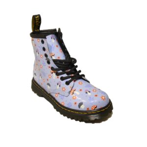 Dr Martens 1460 Junior Patent Woodland Zen Blue