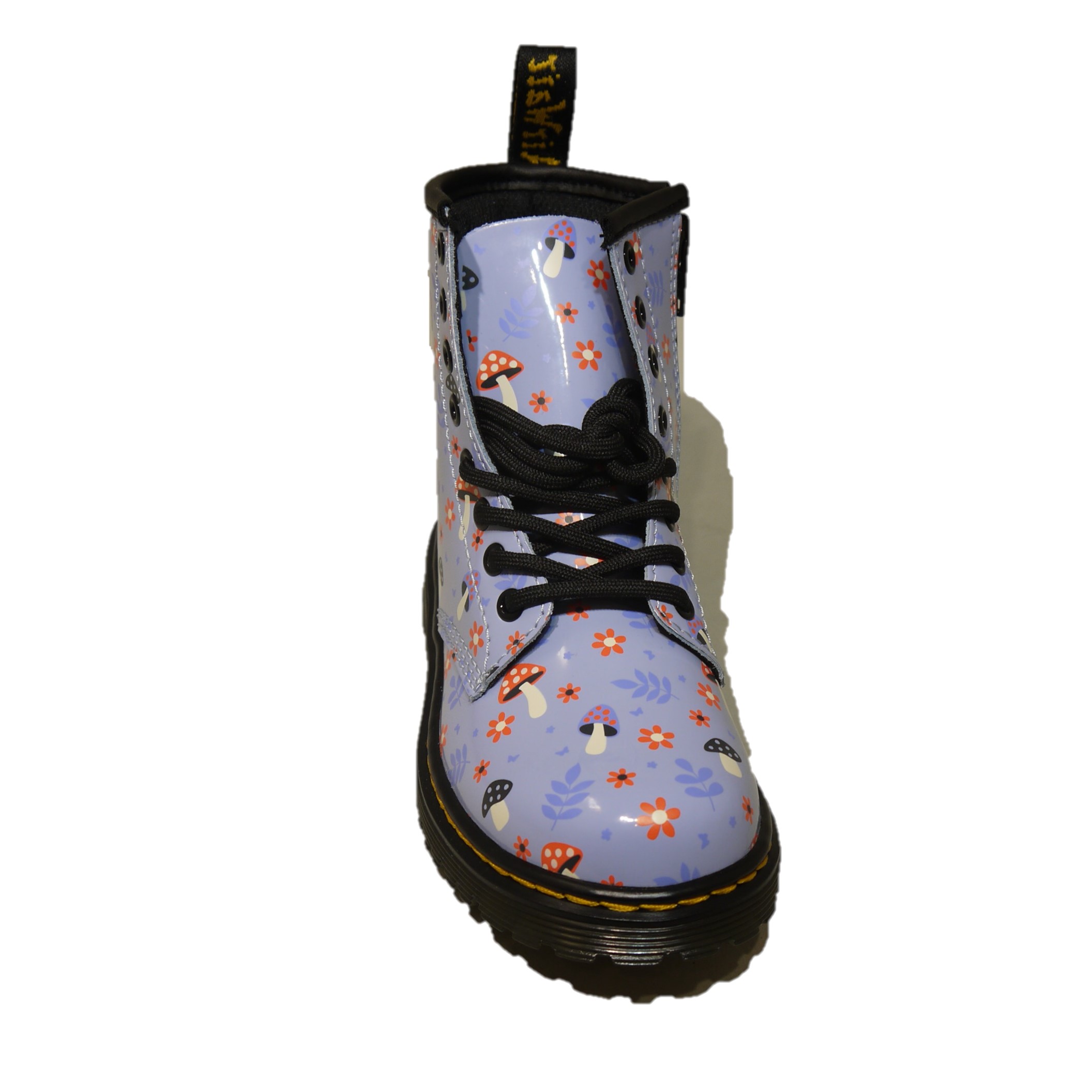 Dr Martens 1460 Junior Patent Woodland Zen Blue 3 Dr Martens 1460 Junior Patent Woodland Zen Blue - Image 3