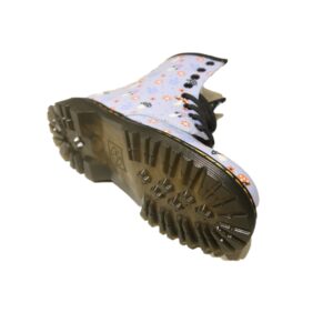 Alternative view of Dr Martens 1460 Junior Patent Woodland Zen Blue