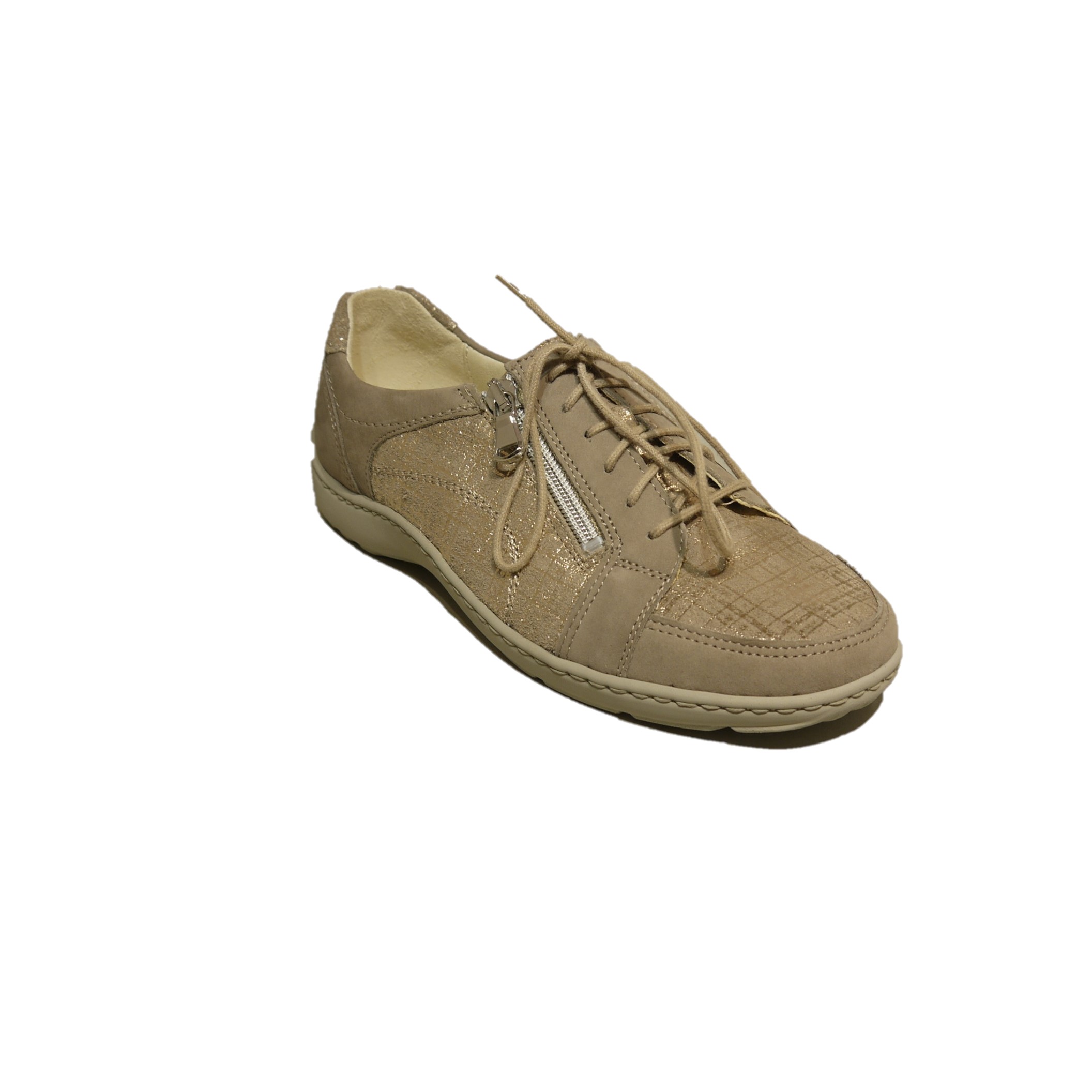 Waldlaufer H-Henni Beige Lace/Zip 1 Waldlaufer H-Henni Beige Lace/Zip