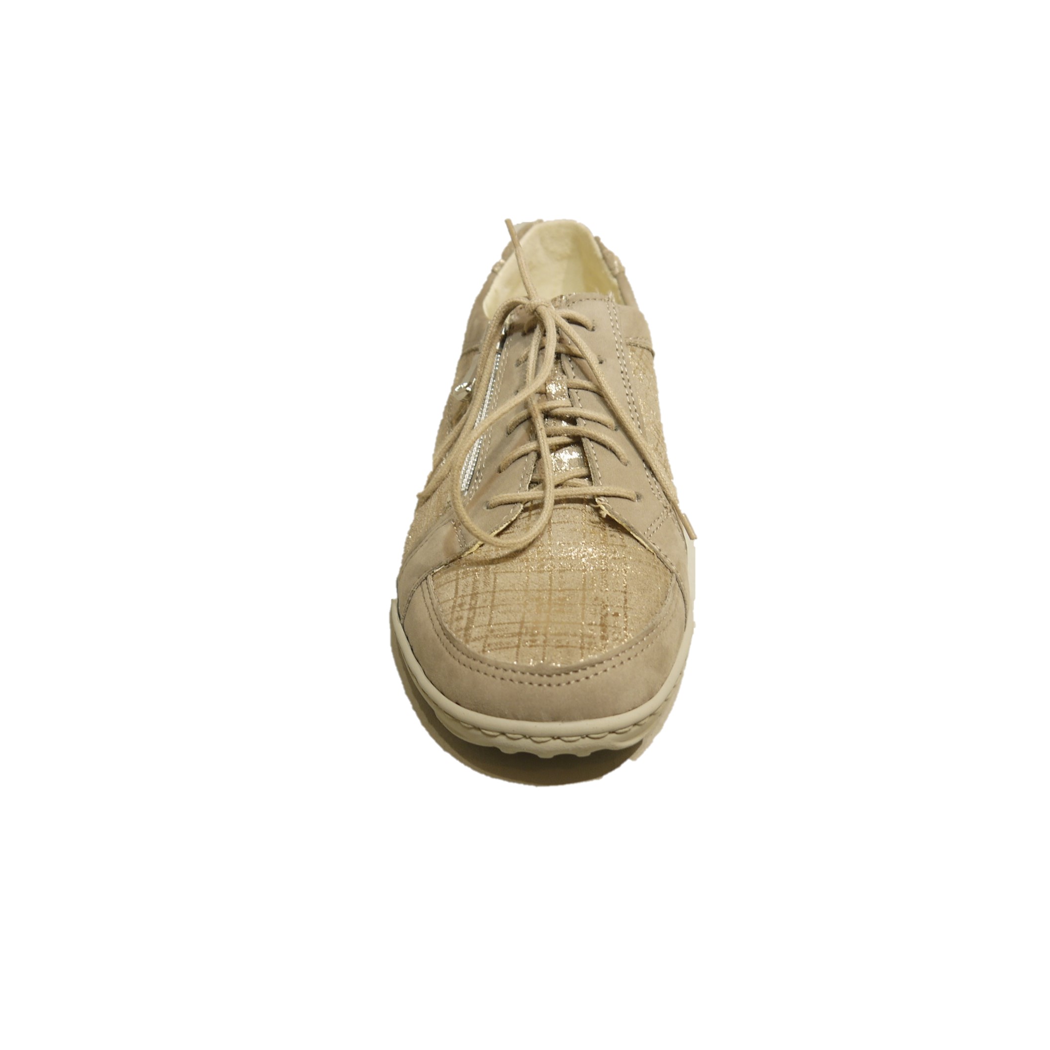 Waldlaufer H-Henni Beige Lace/Zip 3 Waldlaufer H-Henni Beige Lace/Zip - Image 3