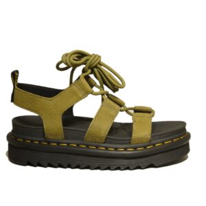 Dr Martens Nartilla Muted Olive - Tumbled Nubuck - Image 3