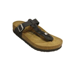 Birkenstock Gizeh Black Oiled Leather