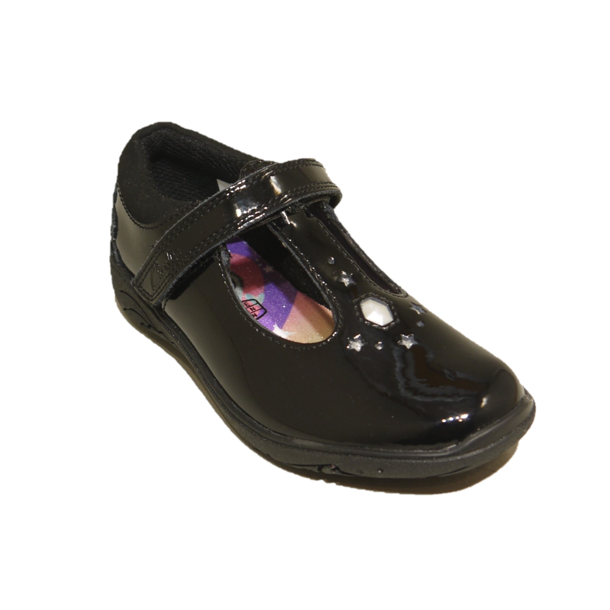 Clarks Relda Gem K Black Patent Leather 1 Clarks Relda Gem K Black Patent Leather