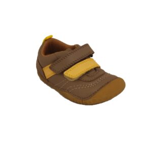 Start Rite Little Smile Taupe/Yellow