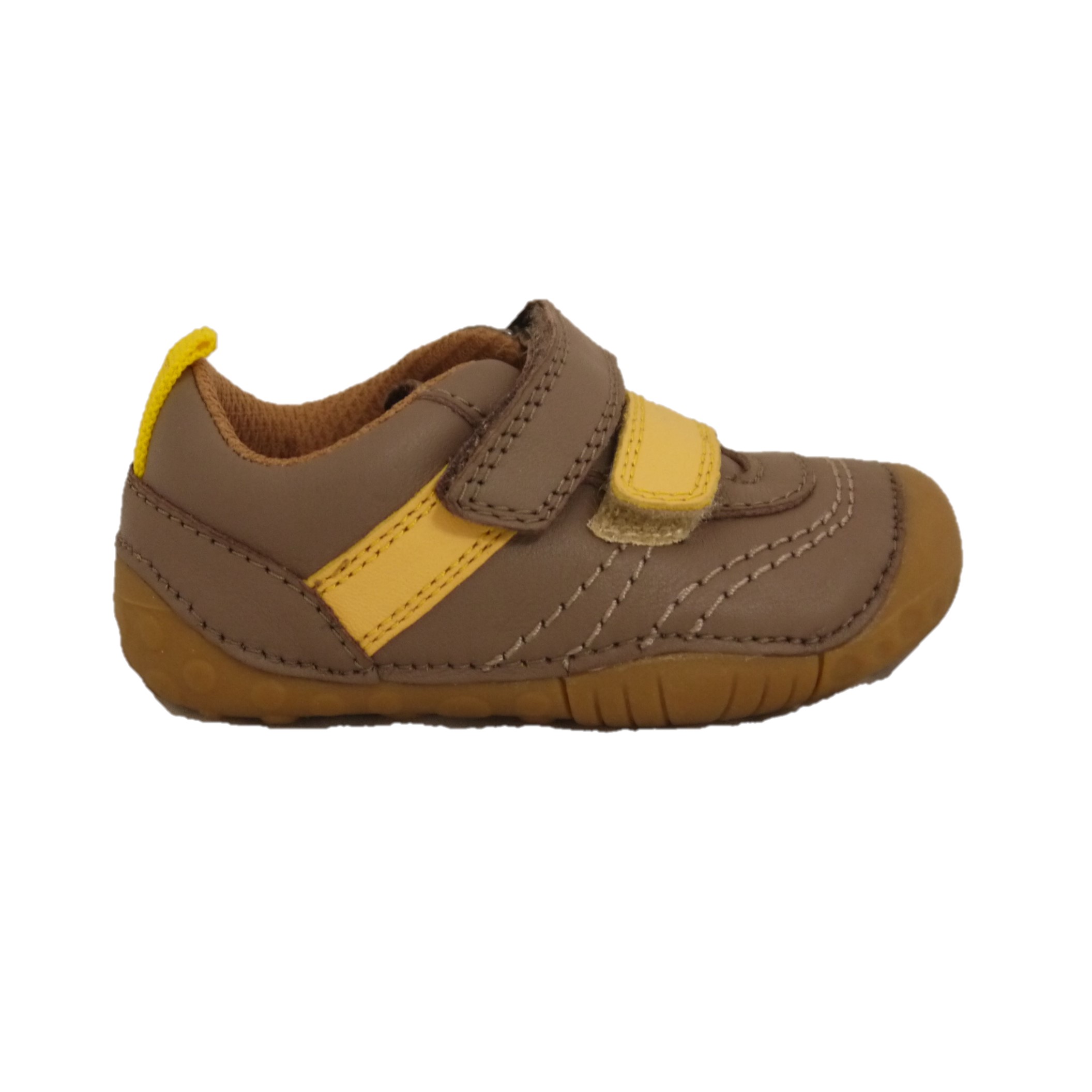 Start Rite Little Smile Taupe/Yellow 4 Start Rite Little Smile Taupe/Yellow - Image 4