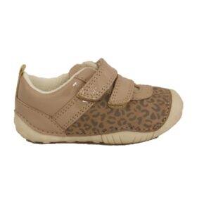 Start Rite Little Smile Taupe Patent/Leopard Nubuck 7 Start Rite Little Smile Taupe Patent/Leopard Nubuck - Image 4