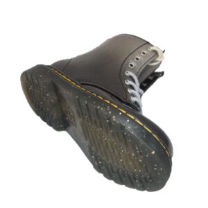 Dr Martens 1460 T/J Black and Silver Glitter Gradient 5 Dr Martens 1460 T/J Black and Silver Glitter Gradient - Image 2