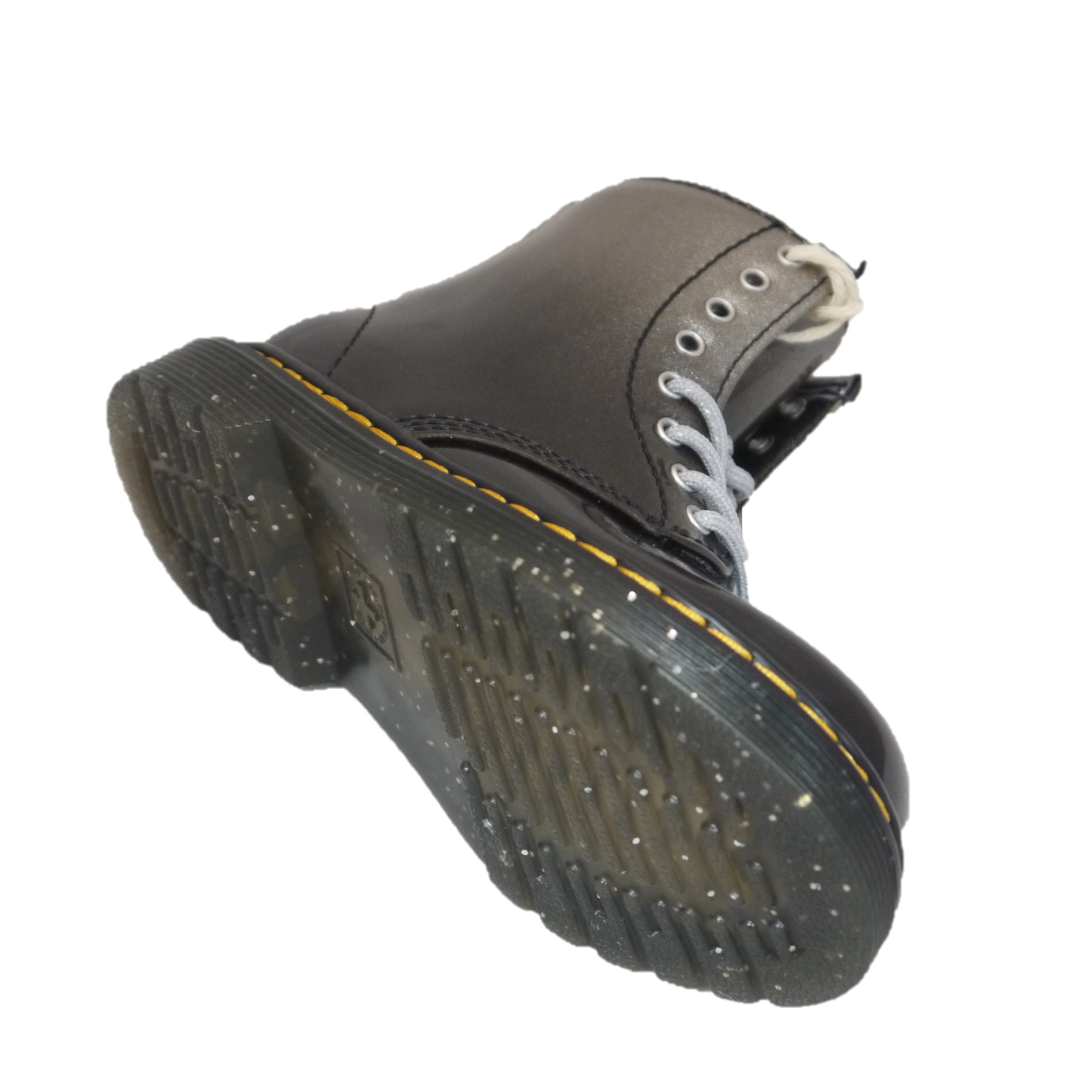 Dr Martens 1460 T/J Black and Silver Glitter Gradient 2 Dr Martens 1460 T/J Black and Silver Glitter Gradient - Image 2