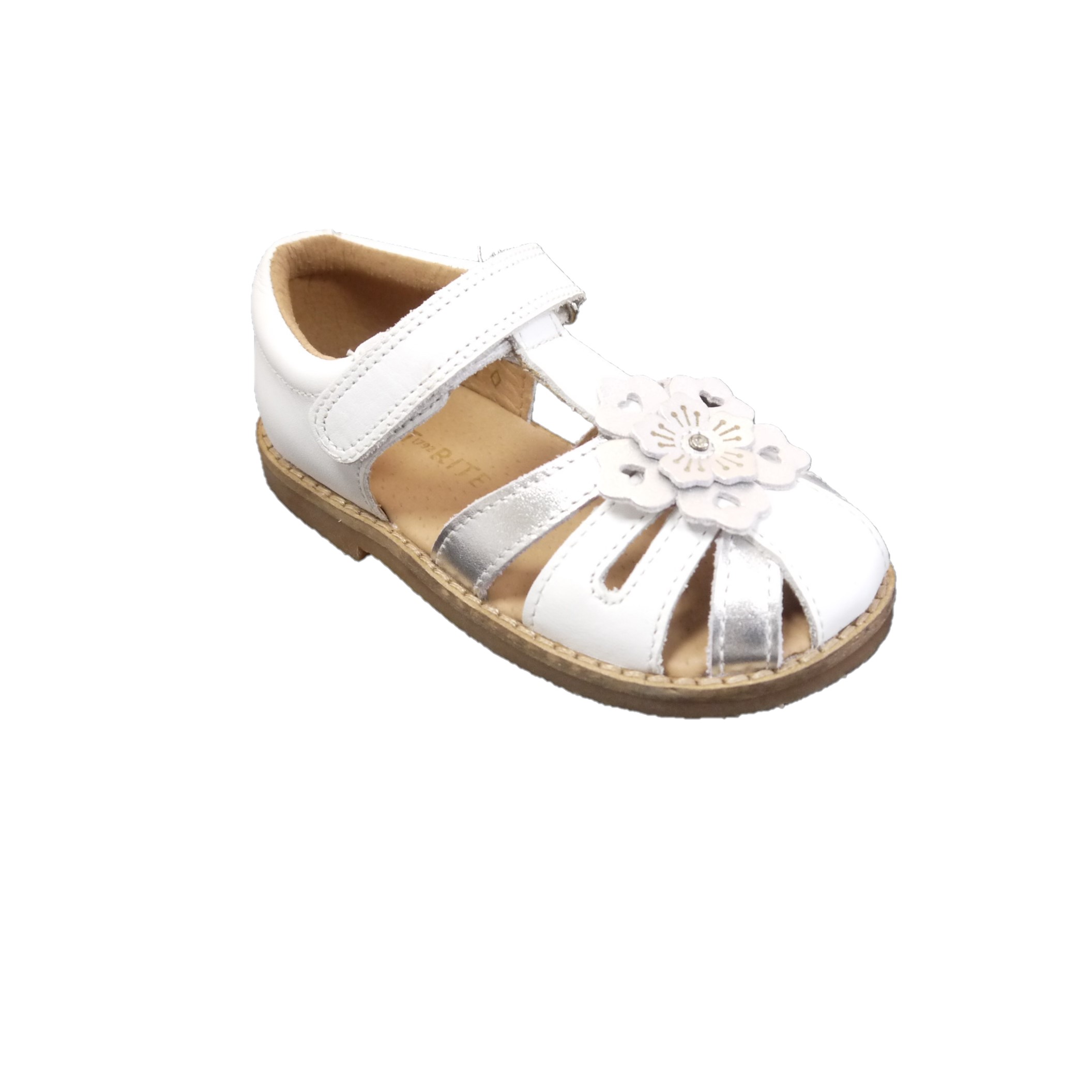 Start Rite Flora White/Silver 1 Start Rite Flora White/Silver