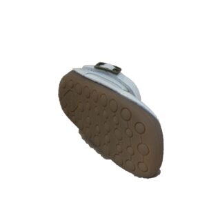 Alternative view of Clarks Tiny Skip White Patent