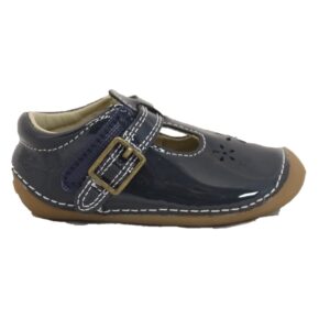 Clarks Tiny Skip T Navy Patent 7 Clarks Tiny Skip T Navy Patent - Image 4