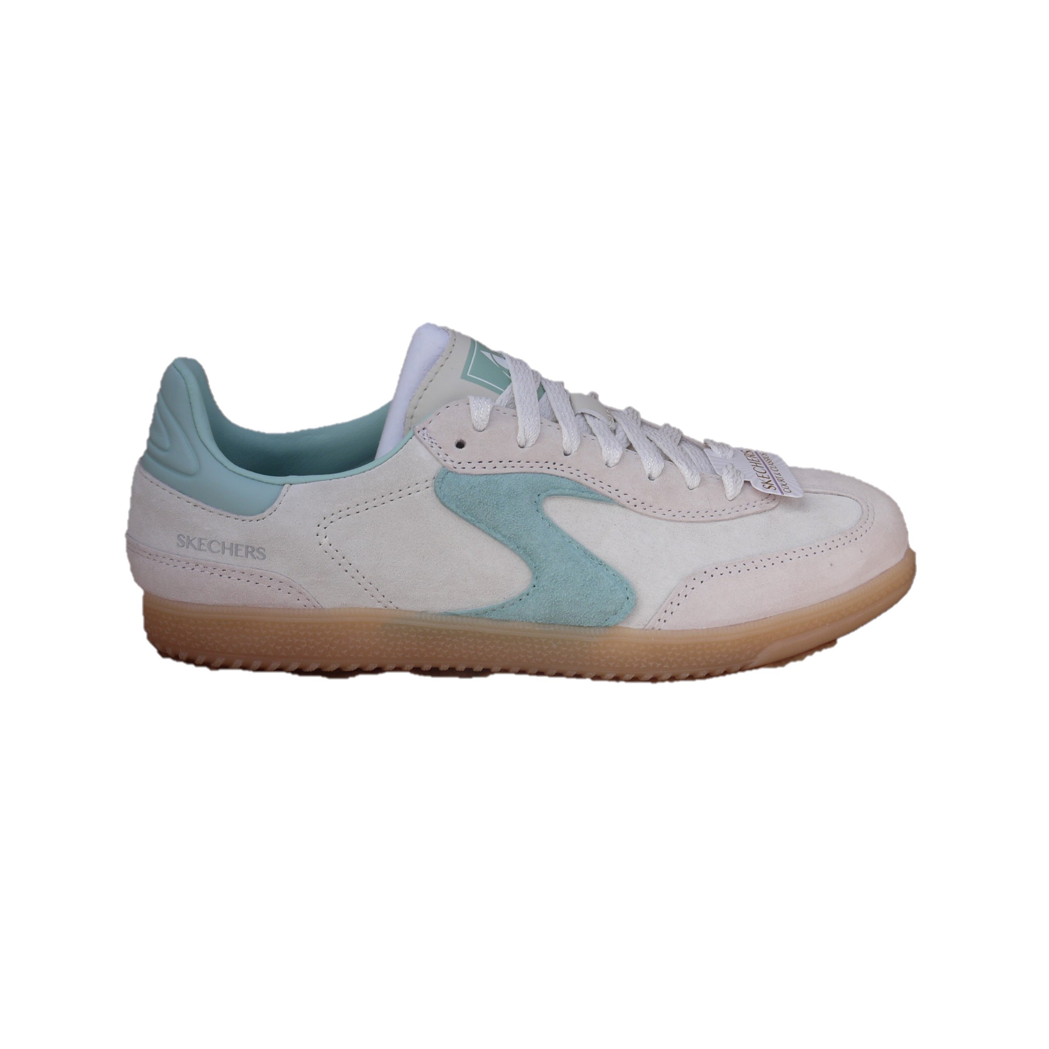 Skechers Hotshot For The Win Natural/Aqua 4 Skechers Hotshot For The Win Natural/Aqua - Image 4