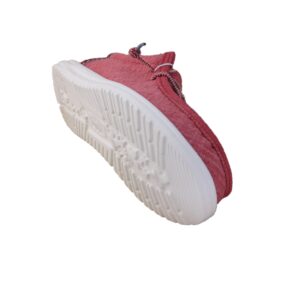 Hey Dude Wally Jute Claret Red/Silver Birch 5 Hey Dude Wally Jute Claret Red/Silver Birch - Image 2