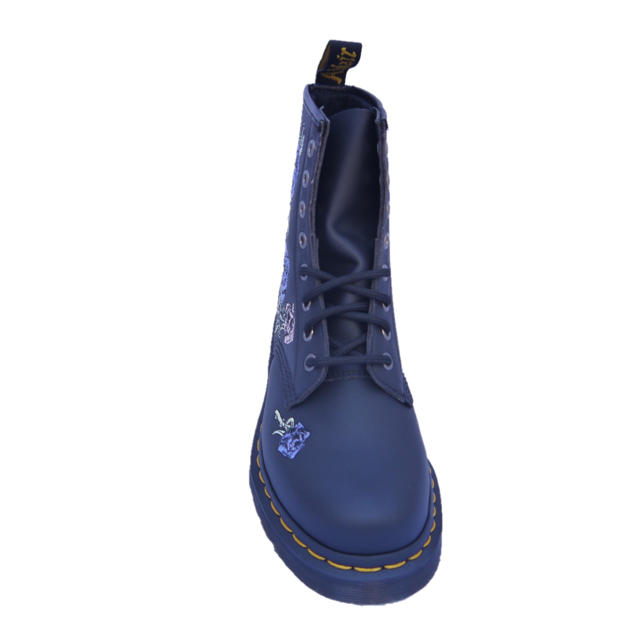 Dr Martens 1460 Vonda Floral Genix Leather Black 3 Dr Martens 1460 Vonda Floral Genix Leather Black - Image 3