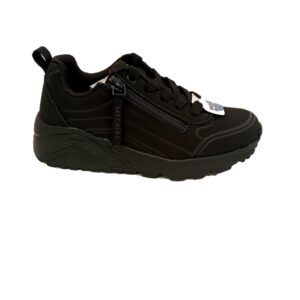 Skechers Uno Lite - Easy Zip Black 7 Skechers Uno Lite - Easy Zip Black - Image 4