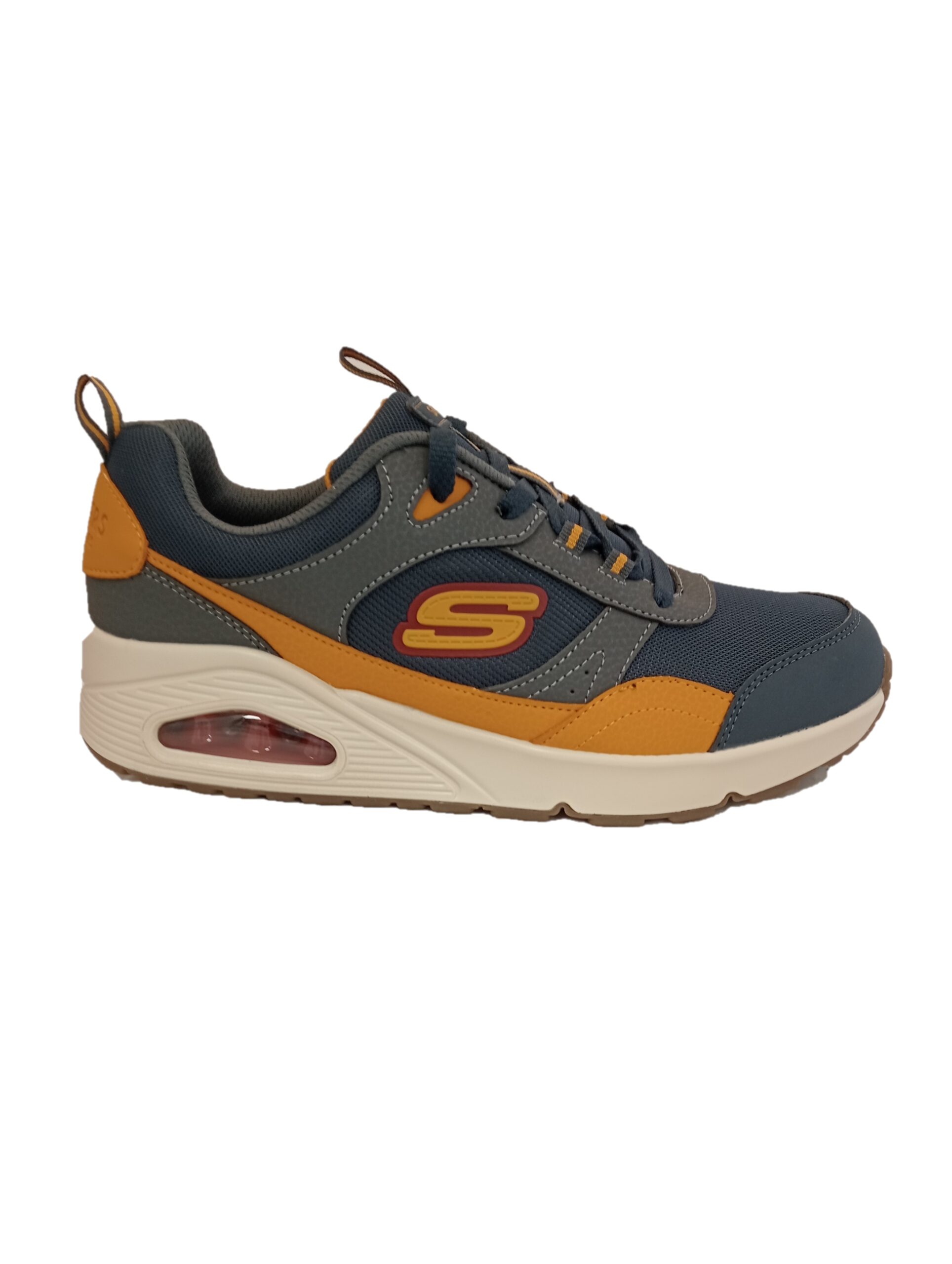 Skechers Uno Retro Groove Navy/Yellow 4 Skechers Uno Retro Groove Navy/Yellow - Image 4