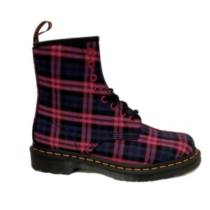 Dr Martens 1460 Tartan Purple/Fushia/White 7 Dr Martens 1460 Tartan Purple/Fushia/White - Image 4