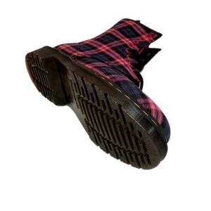 Dr Martens 1460 Tartan Purple/Fushia/White 5 Dr Martens 1460 Tartan Purple/Fushia/White - Image 2