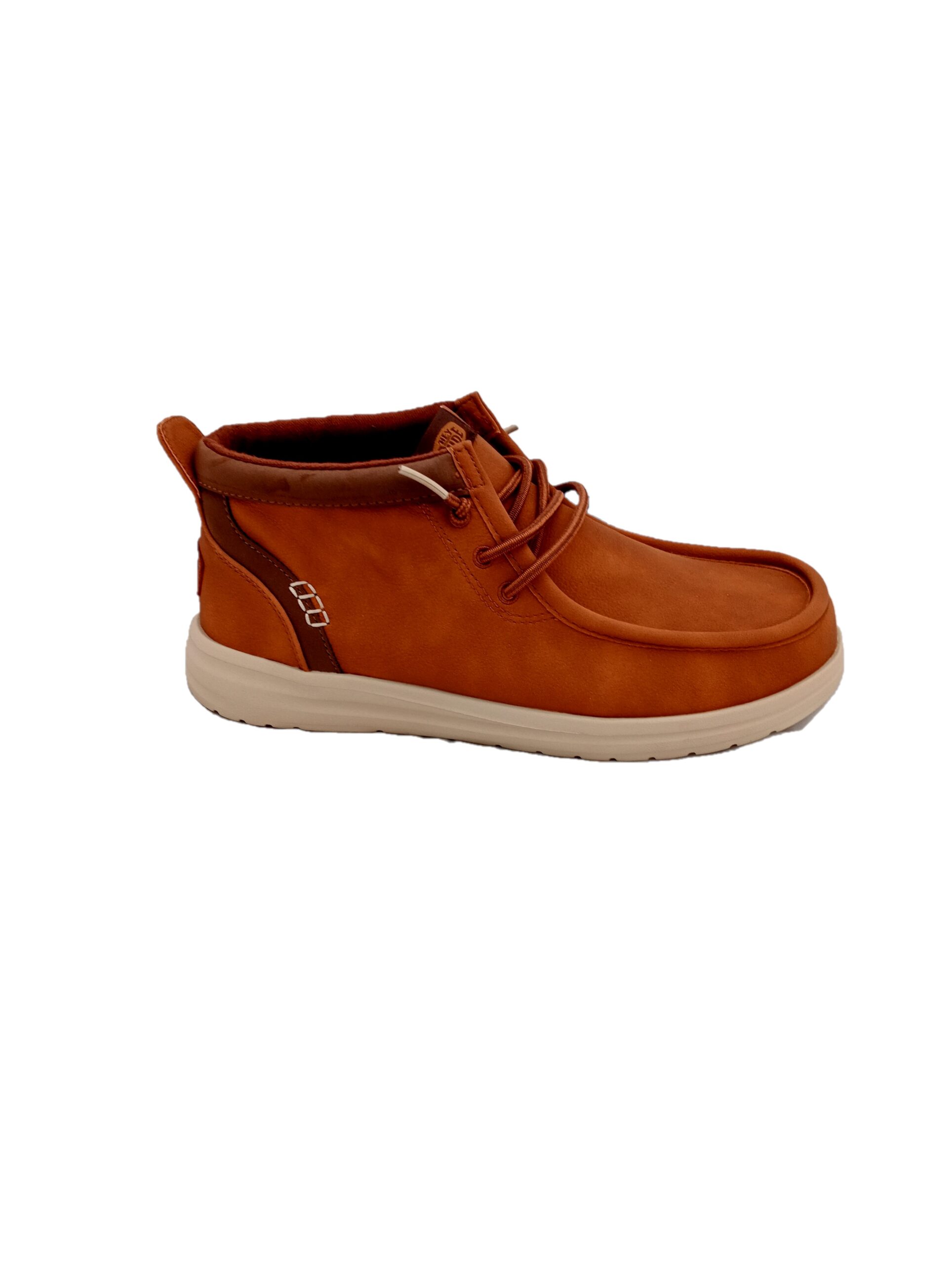 Hey Dude Wally Mid GripR Classic Cognac/Tan 4 Hey Dude Wally Mid GripR Classic Cognac/Tan - Image 4