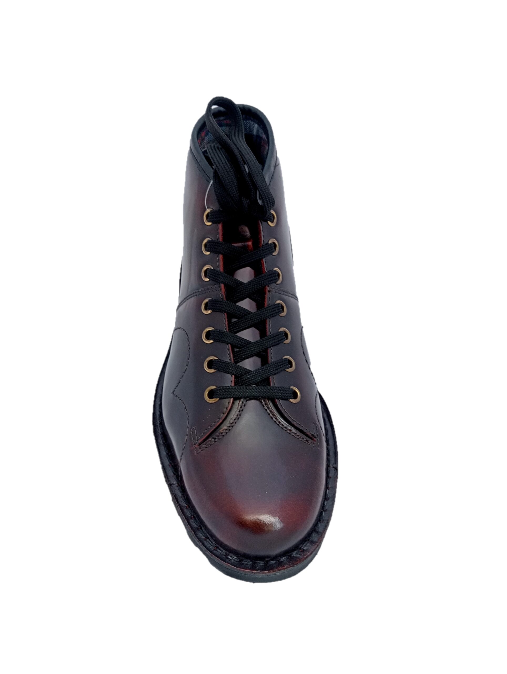 Grafters Monkey Boot Burgundy Rub Off 3 Grafters Monkey Boot Burgundy Rub Off - Image 3