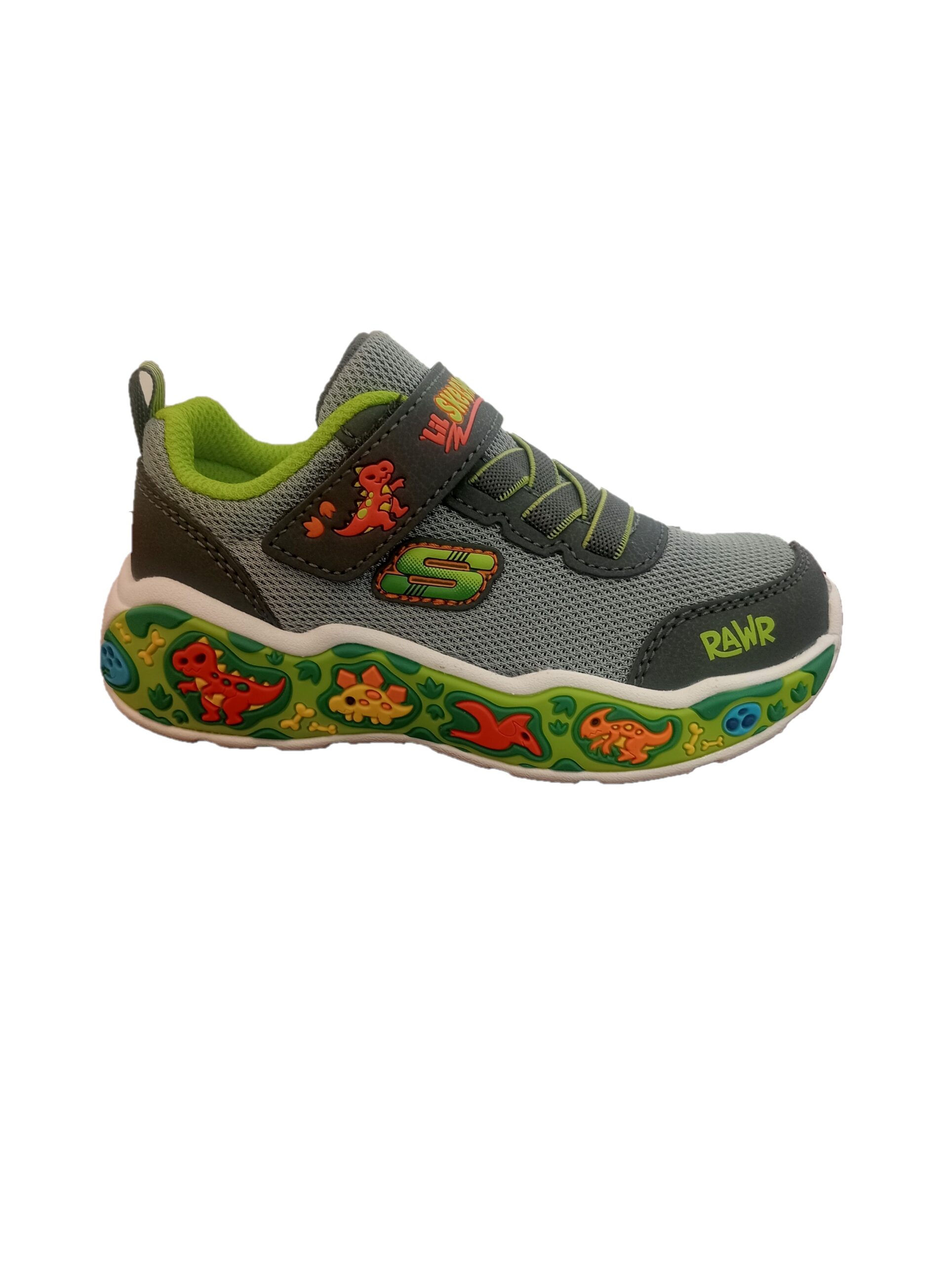 Skechers Play Scene Charcoal/Lime 4 Skechers Play Scene Charcoal/Lime - Image 4