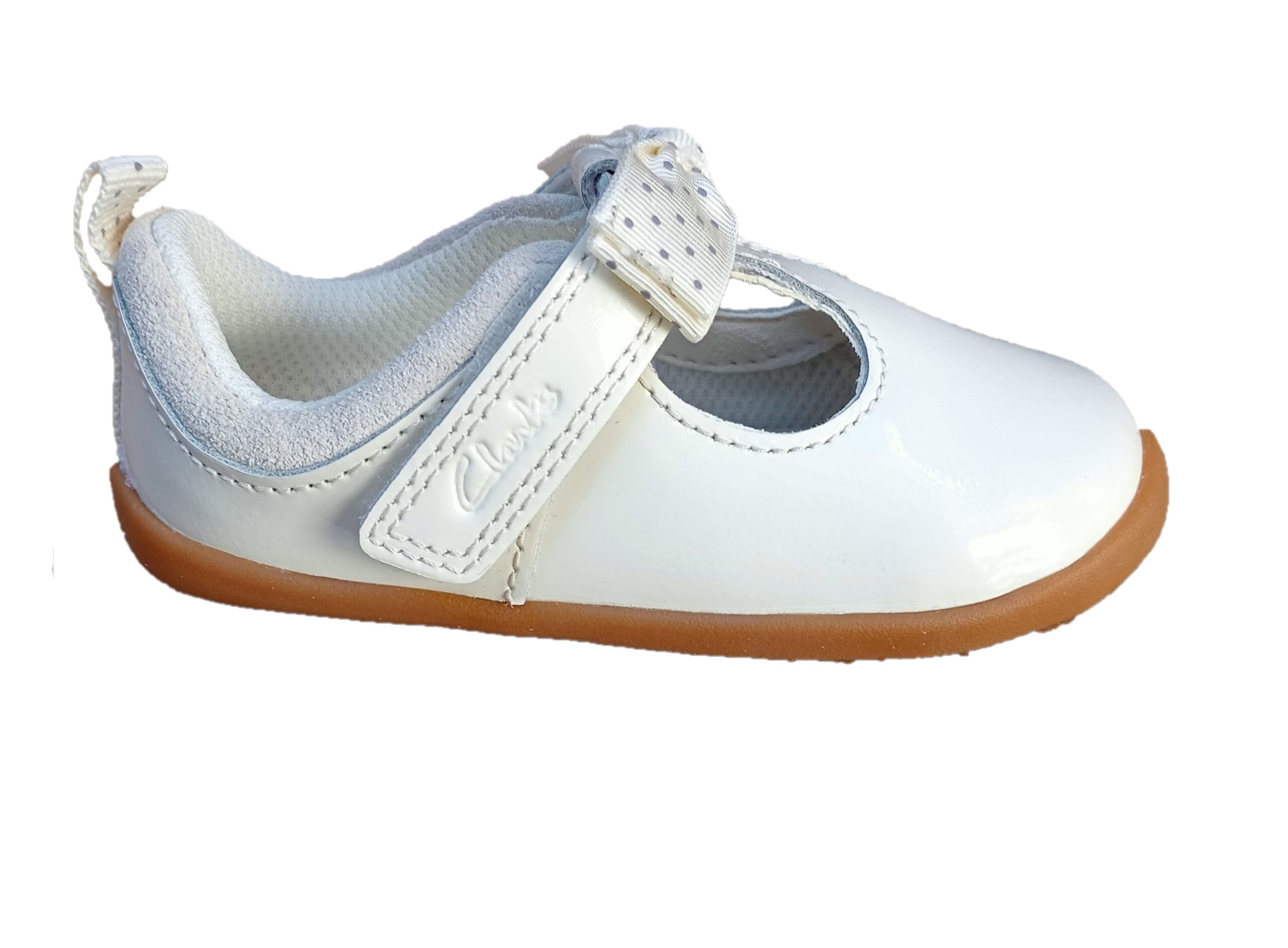 Clarks Roamer Trim T Off White Patent 4 Clarks Roamer Trim T Off White Patent - Image 4