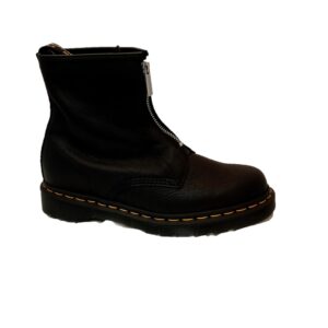 Dr Martens 1460 Pascal Virginia Front Zip Black 7 Dr Martens 1460 Pascal Virginia Front Zip Black - Image 4