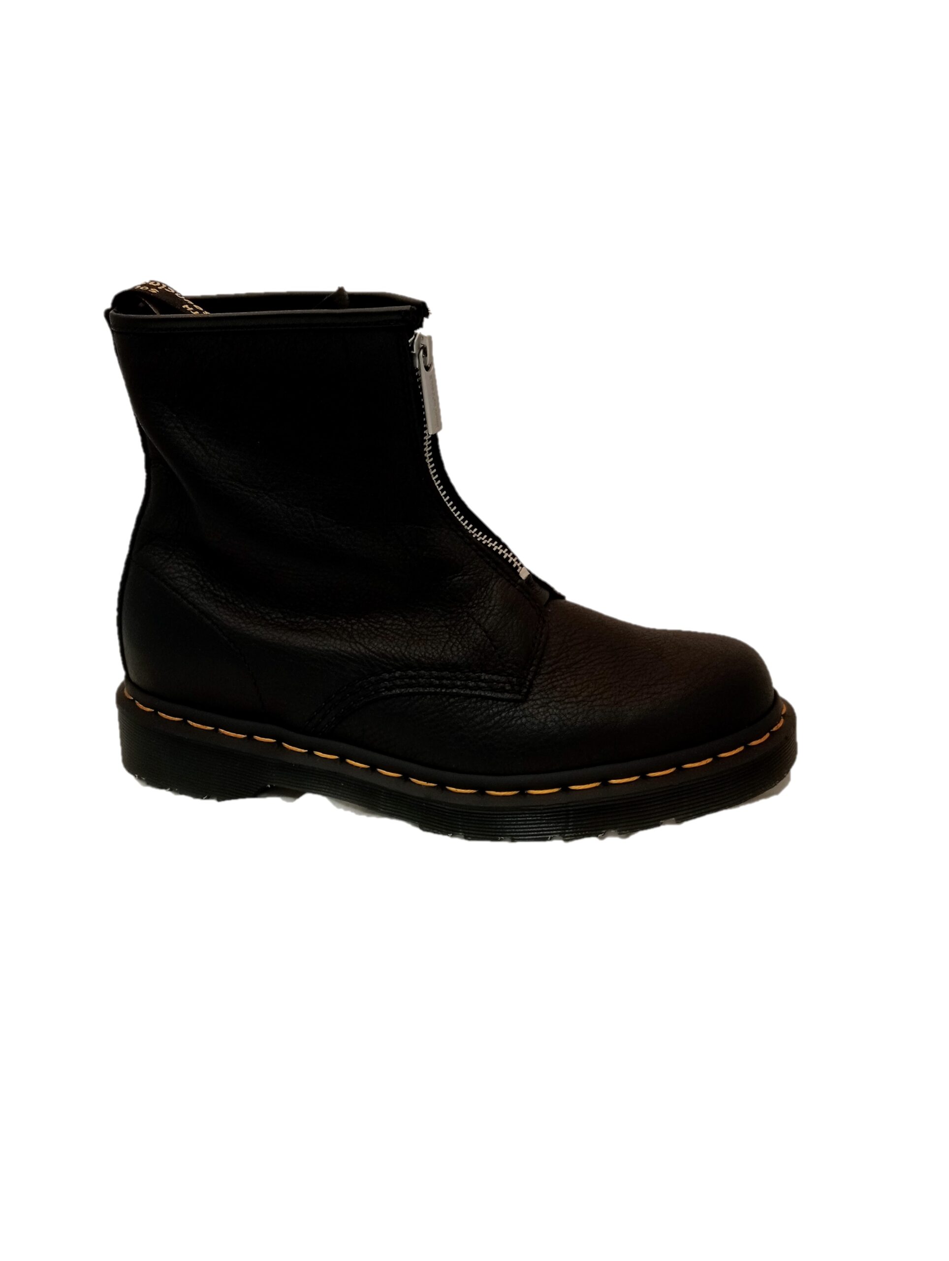 Dr Martens 1460 Pascal Virginia Front Zip Black 4 Dr Martens 1460 Pascal Virginia Front Zip Black - Image 4