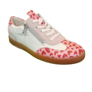 Waldlaufer H-Daisy Hearts White/Pink Multi