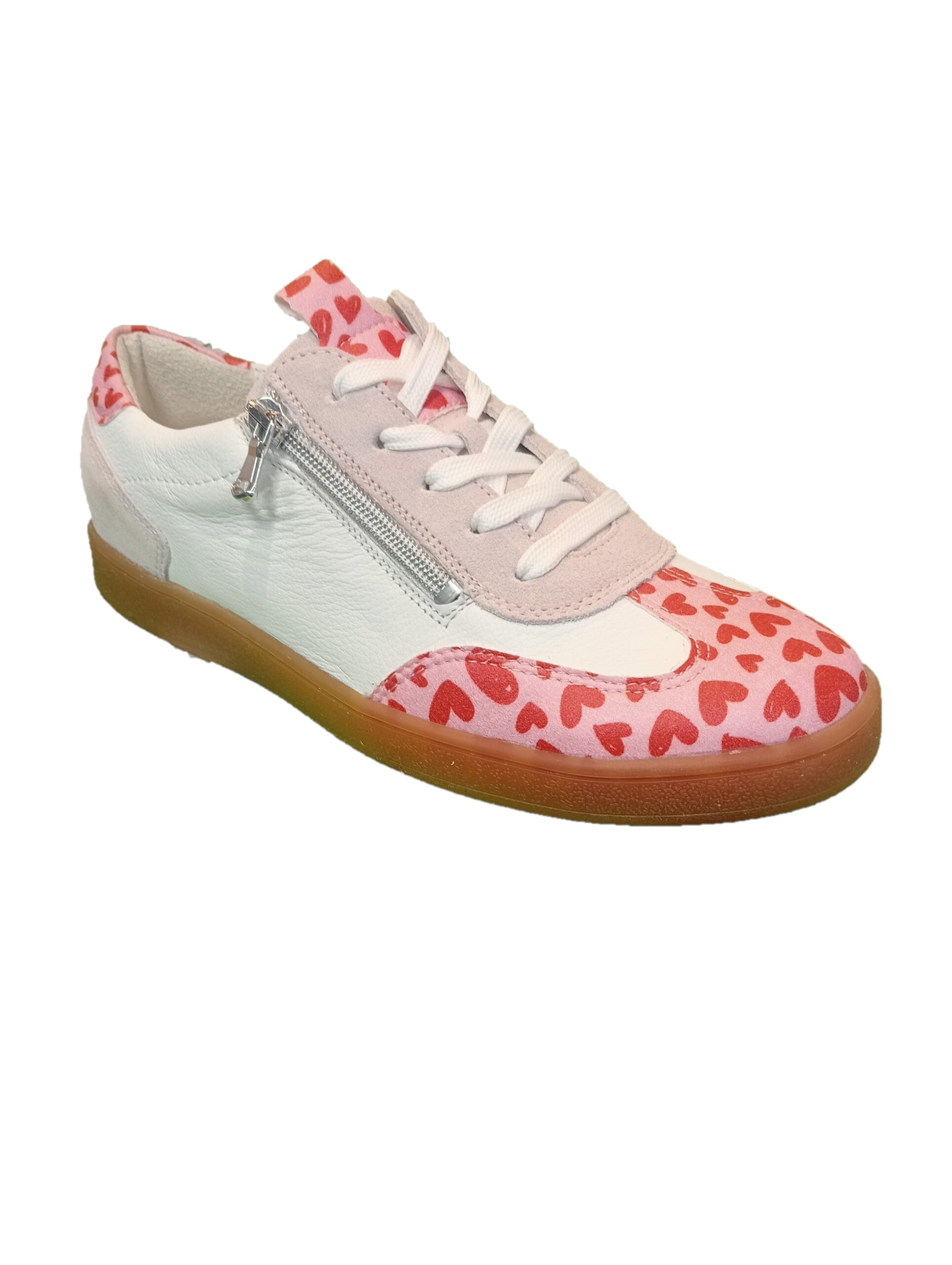 Waldlaufer H-Daisy Hearts White/Pink Multi 1 Waldlaufer H-Daisy Hearts White/Pink Multi