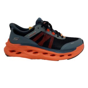 Skechers Slip-ins: Max Cushioning Glide Step - Aberdeen Navy/Orange 7 Skechers Slip-ins: Max Cushioning Glide Step - Aberdeen Navy/Orange - Image 4