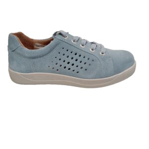 DB Shoes Aleen Sky Blue Suede 7 DB Shoes Aleen Sky Blue Suede - Image 4